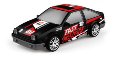 SAMOCHÓD DO DRIFTU, AUTO RC DRIFT 1:24 2,4 GHZ 4WD CZARNY