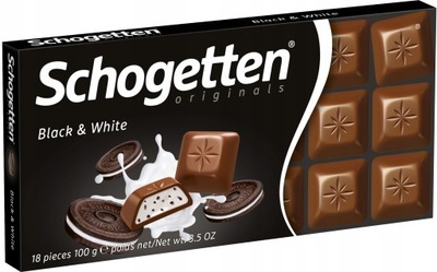 SCHOGETTEN CZEKOLADA BLACK&WHITE 100G