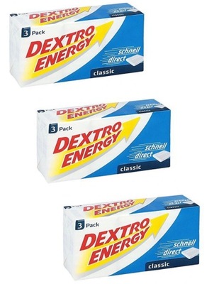 GLUKOZA DEXTRO ENERGY Z CLASSIC 3x138g Z NIEMIEC