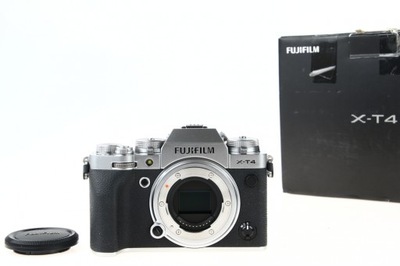 FujiFilm X-T4 body, srebrny, przebieg 18076 zdjęć