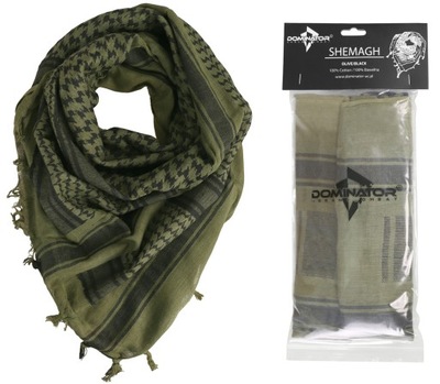 Chusta Arafatka Olive Czarna Dominator