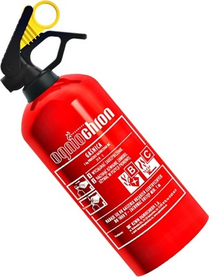 EXTINGUIDOR DE POLVO PARA AUTO DE AUTOMÓVIL 1KG + 5LAT  