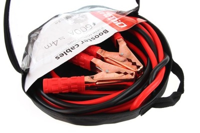 CABLES DE ARRANQUE 600A 4M 6MM BOLSA  