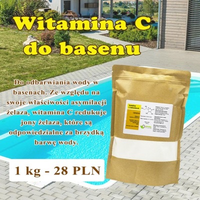 Witamina C Kwas L-askorbinowy 1 kg do basenu