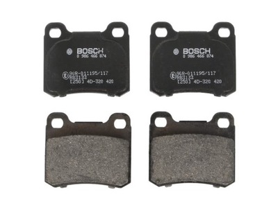 КОЛОДКИ ТОРМОЗНЫЕ BOSCH 0 986 466 874