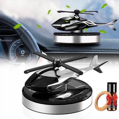 DYFUZOR ZAPACHOWY GADŻET SAMOCHODOWY SOLARNE ORNAMENTY SAMOLOT Prezent