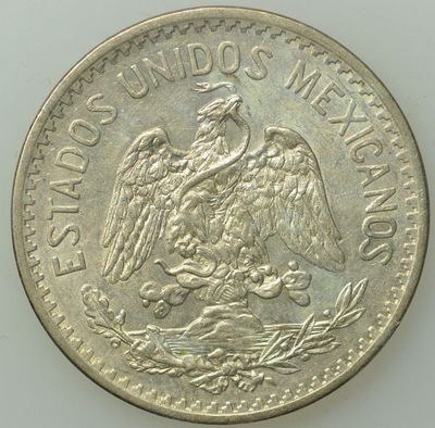 Meksyk - 50 centavo 1917 - Ag 800 - 12,5g