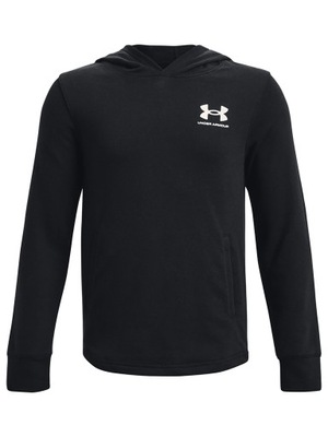 UNDER ARMOUR Bluza UA Rival Terry Hoodie 1377251 Czarny Relaxed Fit