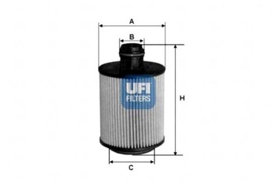 FILTRO ACEITES INSIGNIA 2.0CDTI 08- UFI  