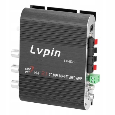 LVPIN 838 MINI STEREOFONICZNY AMPLIFIER POWER HIFI  