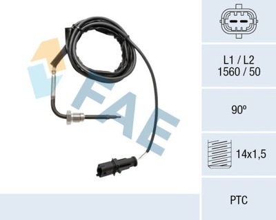 SENSOR TEMPERATURA GASES DE ESCAPE ALFA ROMEO FIAT  