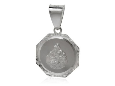 Medalik szkaplerzny Matka Boska z dzieciątkiem wmk005 - 1,6g