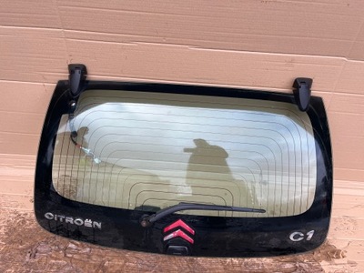Крышка багажника стекло задняя задняя citroen c1 2005-2014 5 дверь фото №1