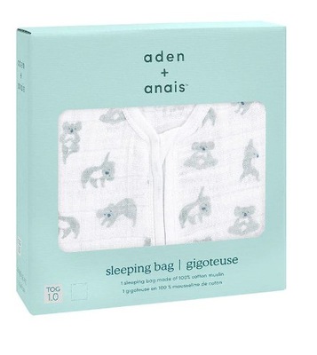 Śpiworek dla niemowlaka ADEN + ANAIS 23 cm x 23 cm