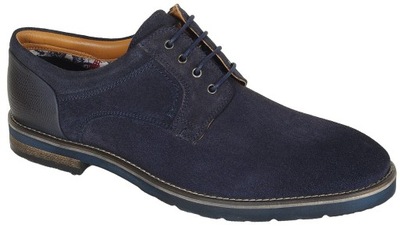 Salamander Vasco półbuty suede/nubuk navy 42