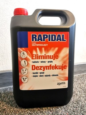 Rapidal 5L Dezynfekcja kurniki, stajnie, obory, chlewnie