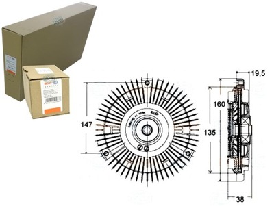 Behr hella service 8mv 376 758-431 сцепление вентилятора фото №1