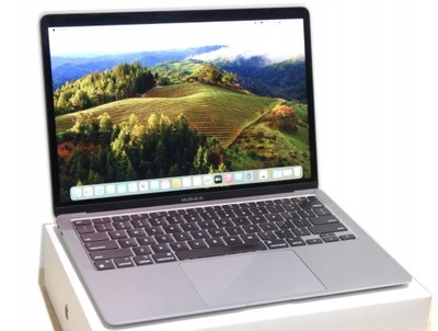 Ako nové APPLE MACBOOK Air 13 m1 8GB 256SSD 156 cyklov QWERTY US komplet