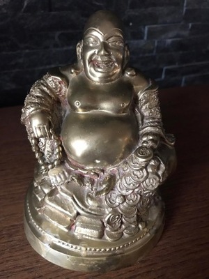 Budda mosiężna figurka