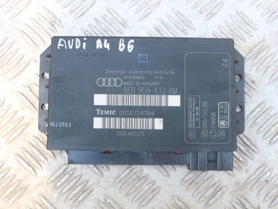 Модуль комфорта audi a4 b6 8e0959433am фото №1