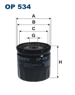 FILTRON OP 534 FILTER OILS  