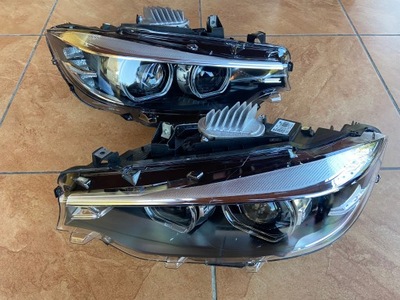 Bmw f32 f33 f36 lift лампа фара led полный модули набор kodowane фото №1