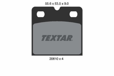 2061005 TEXTAR TRINKELĖS HAM. JAGUAR T. S-TYPE/XJ/XK 02- 