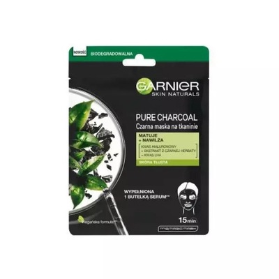 Garnier Pure Charcoal Black Tissue Mask