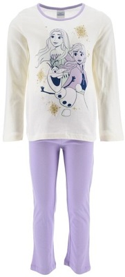 Piżama dla dziewczynki Kraina Lodu r.110 cm