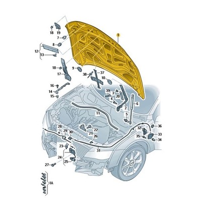 КАПОТ ПЕРЕДНЯЯ AUDI A7 C7 4G8823029B