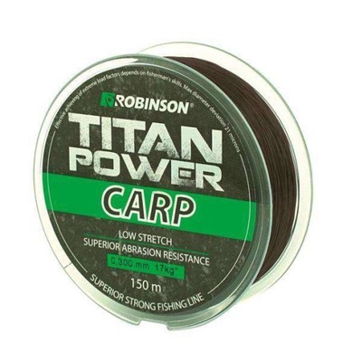 Żyłka Robinson Titan Power CARP 150m 0.24mm czarna