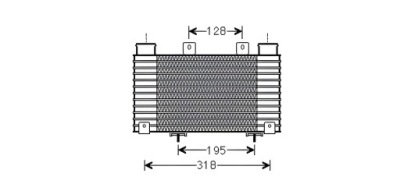 Радиатор воздуха наддувочный фото №1
