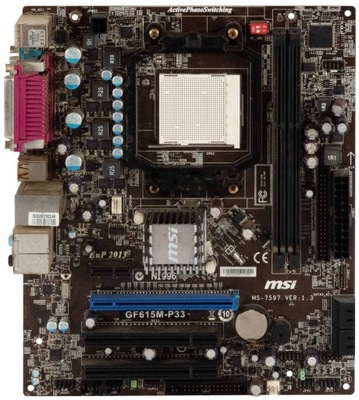 MSI GF615M-P33 MS-7597 s.AM3 DDR3 mATX