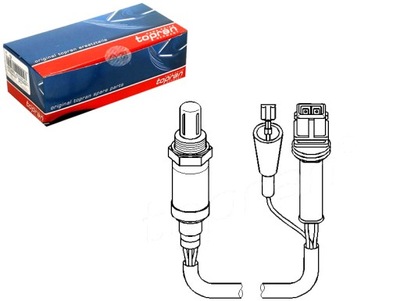 Topran датчик лямбда-зонд liczba трубопровід 2 audi 100 фото №1