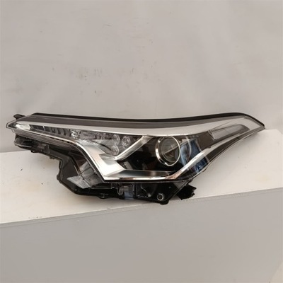 Лампа левая перед toyota chr 1 линза led фото №1
