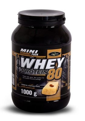 VITALMAX WHEY PROTEIN 80 1000G BIAŁKO WPC KARMELOWE