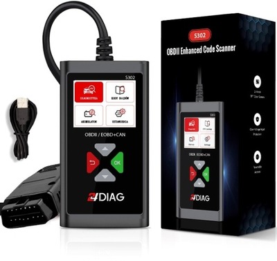 SKANER ENSAYADOR DIAGNOSTYCZNY OBD2 UNIVERSAL J.PL  