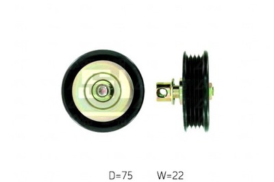 Skf ролик направляющая ремень toyota hiace iv land cr фото №1