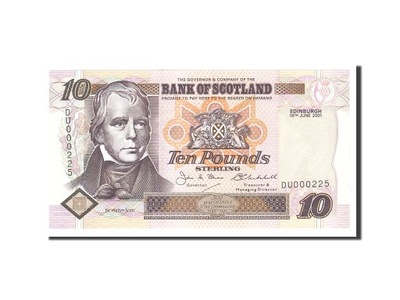Banknot, Szkocja, 10 Pounds, 2001, Undated, KM:120