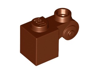 LEGO 20310 Klocek 1x1 ozdobny brązowy