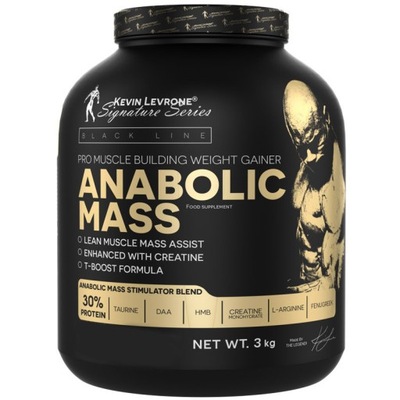 KEVIN LEVRONE Anabolic Mass 3000g GAINER MASA