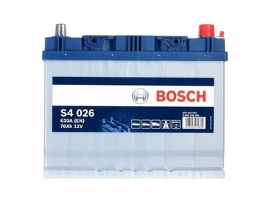 АКУМУЛЯТОР BOSCH S4 026 70AH 630A L-