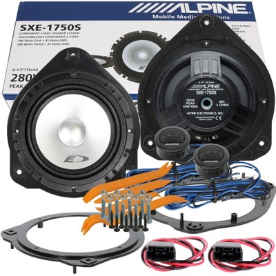 SPEAKERS ALPINE AUDI A1 REAR DISTANCE REDUCTION NEW  