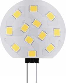 ŻARÓWKA LED G4 12V 3W ZIMNA 6500K TALERZYK PASTYLKA DO OPRAW MEBLOWYCH