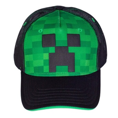 Czapka z daszkiem Astra Minecraft Creeper z siatką