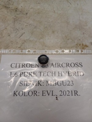 Кнопка старт-стоп citroen c5 aircross 1.6 pure tech hybrid 2021 фото №1