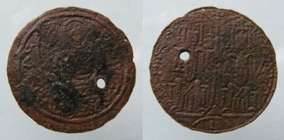 7179. WĘGRY, BELA III (1172-1196) ŚR. OK. 28mm