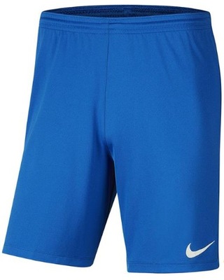 Spodenki Nike Dry Park III Junior niebieskie BV6865-463 r.152