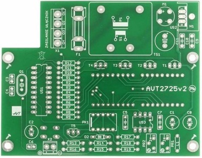 Mikroprocesorowy miernik pojemności, AVT2725 PCB+ uP