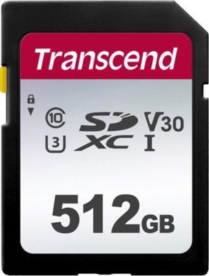 Karta pamięci SD TRANSCEND 512 GB TS512GSDC300S